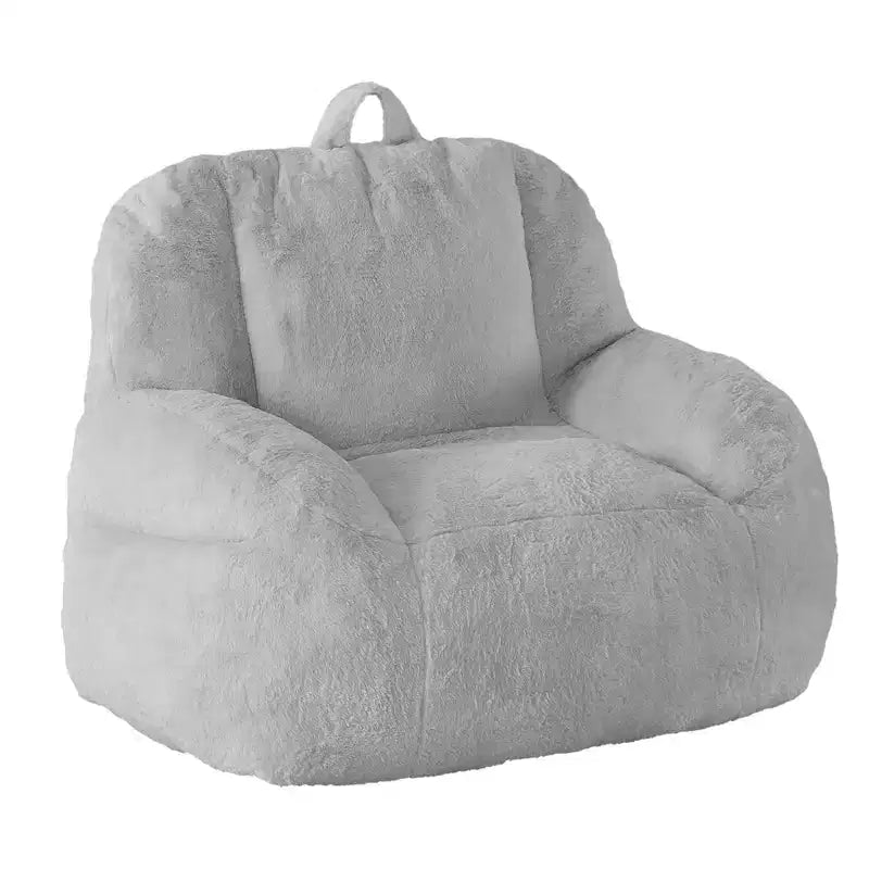 Grand canapé pouf en similicuir - pouf adulte avec rembourrage et poignées - parfait pour le salon - très confortable.