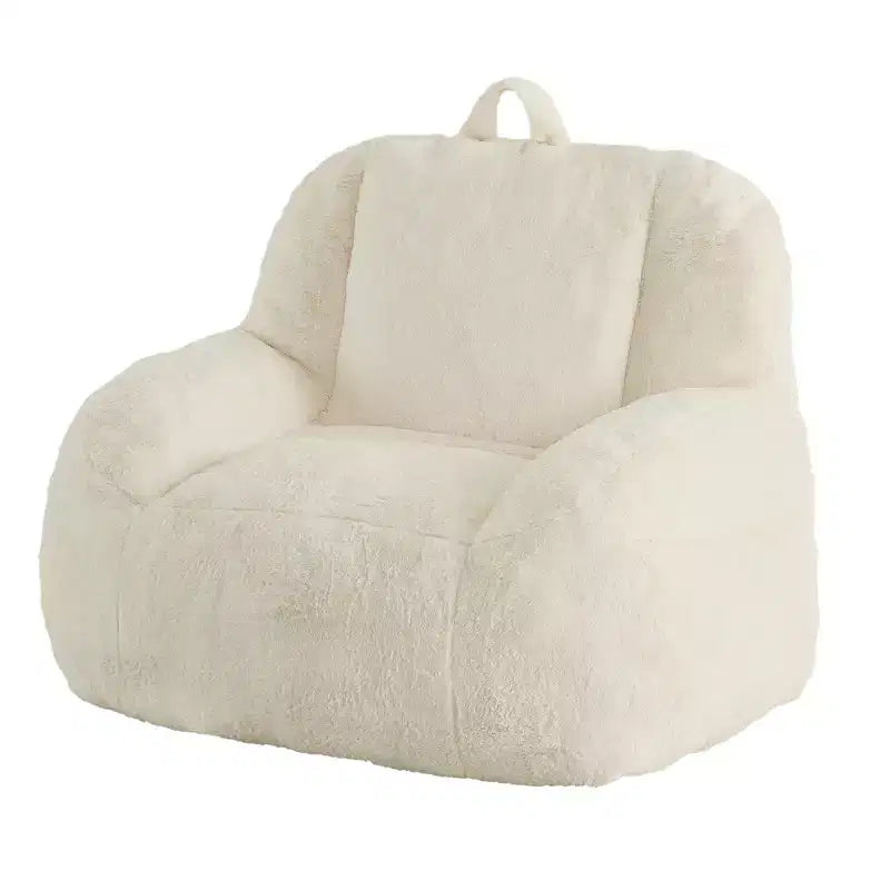 Grand canapé pouf en similicuir - pouf adulte avec rembourrage et poignées - parfait pour le salon - très confortable.