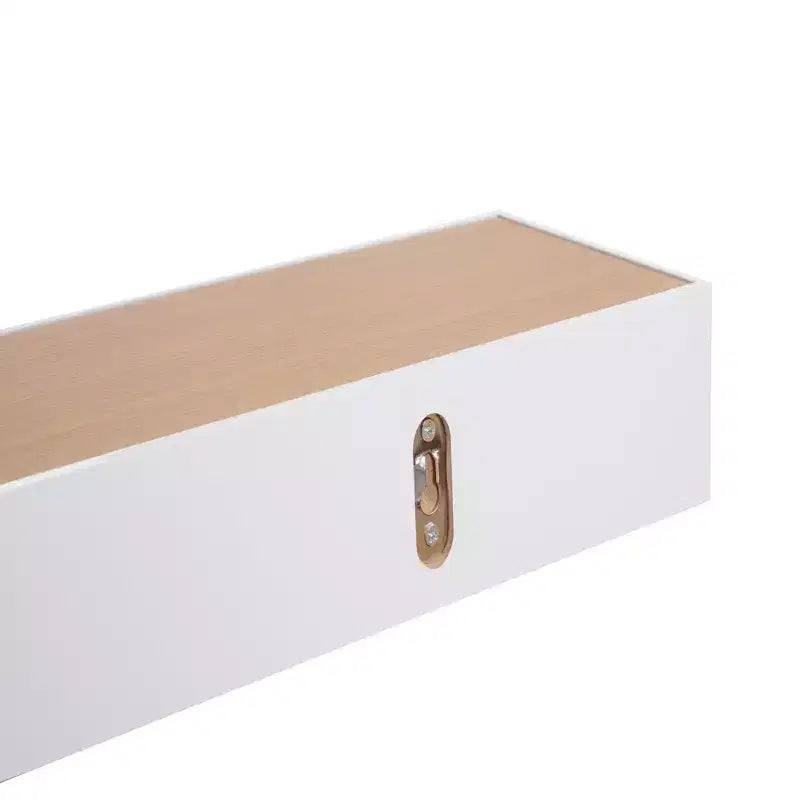 Étagères flottantes murales en bois avec supports invisibles pour salle de bain, chambre, salon, cuisine, multicolore