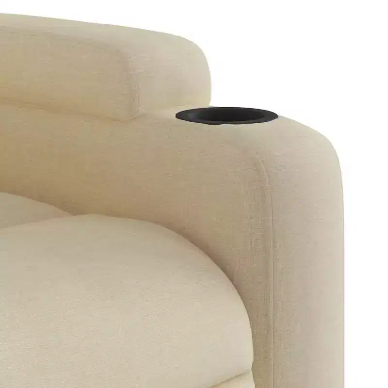 Fauteuil inclinable de massage XL sur pied gris clair