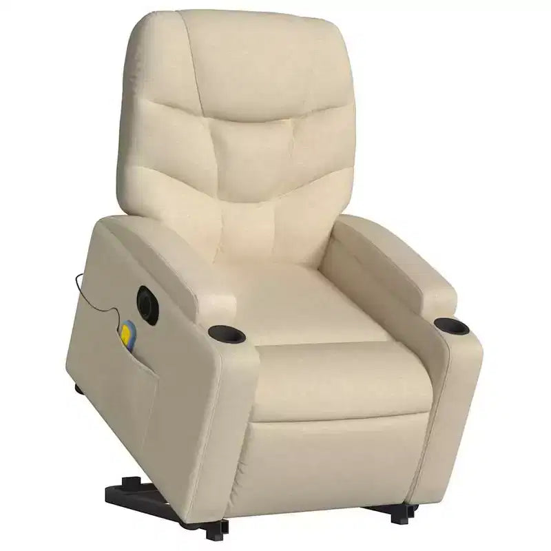 Fauteuil inclinable de massage XL sur pied gris clair
