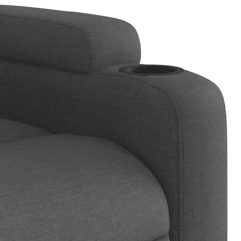 Fauteuil inclinable de massage XL sur pied gris clair