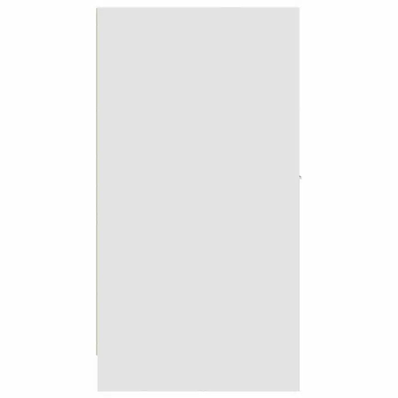 Meuble d'apothicaire XL blanc en bois d'ingénierie 30 x 41 x 77,5 cm