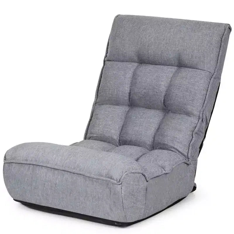 Fauteuil de sol pliant Costway 4 positions avec dossier et appuie-tête réglables