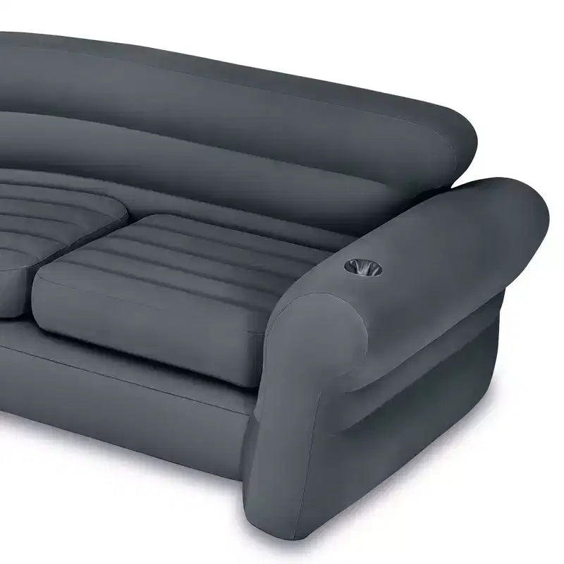 Canapé d'angle d'intérieur Intex avec chaise longue et pouf (lot de 2)