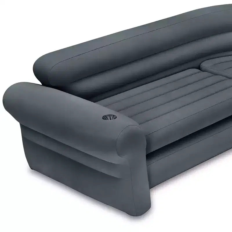 Canapé d'angle d'intérieur Intex avec chaise longue et pouf (lot de 2)