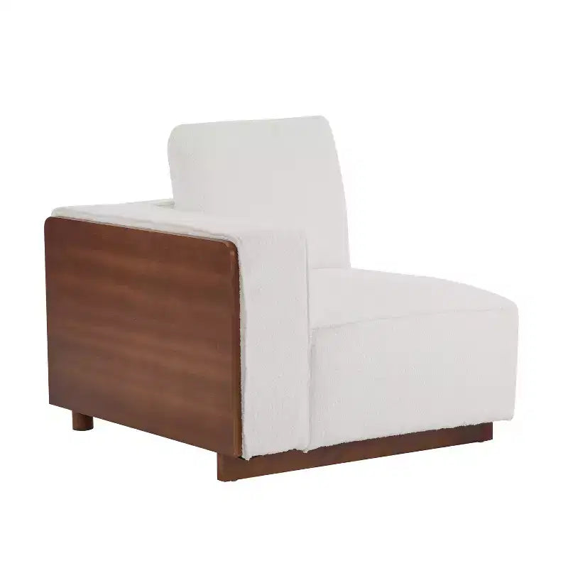 Christopher Knight Home Evelyn Canapé modulaire rembourré 4 places avec oreillers, beige/marron